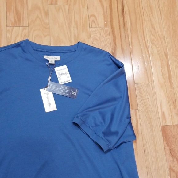 John W. Nordstrom Blue T-Shirt XL - Picture 8 of 8